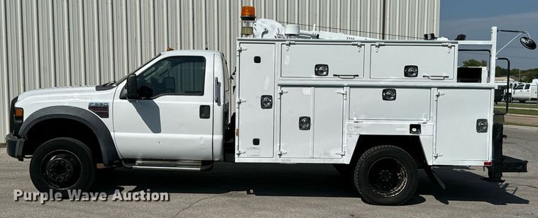image for item DX1298 2008 Ford F550 Super Duty XL utility / service truck