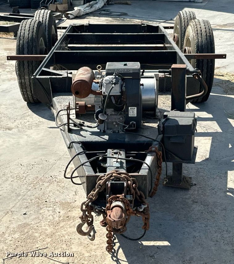 image for item DX1326 Shop built trailer frame