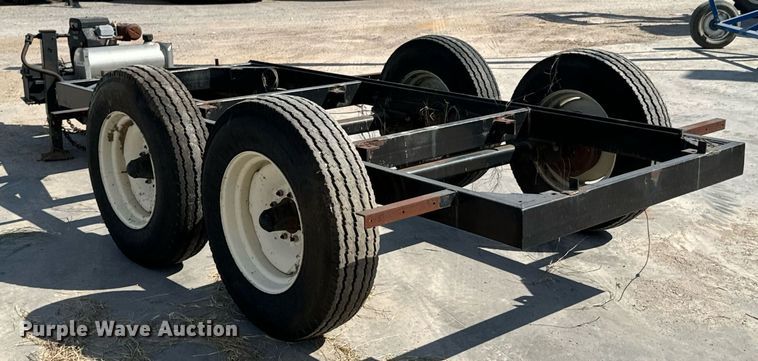 image for item DX1326 Shop built trailer frame