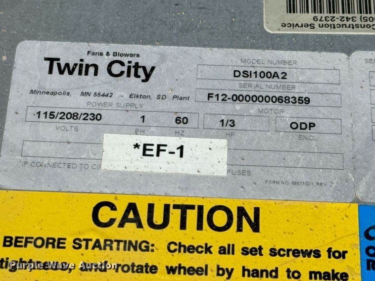 image for item EE7734 Air cleaning equipment 