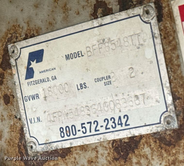 image for item EE7741 2004 Pace American enclosed cargo trailer