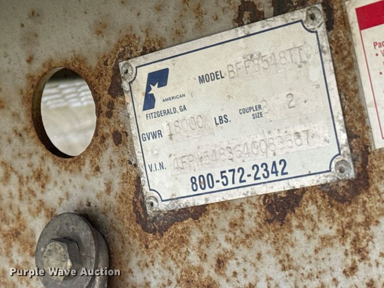 image for item EE7741 2004 Pace American enclosed cargo trailer