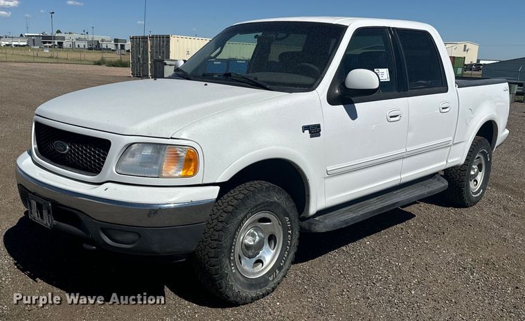 image for item EE7751 2001 Ford F150 XLT SuperCrew pickup truck