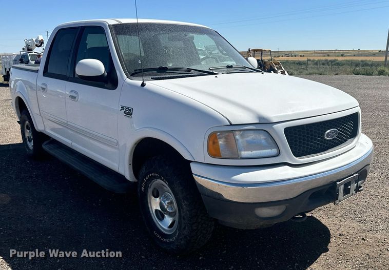 image for item EE7751 2001 Ford F150 XLT SuperCrew pickup truck