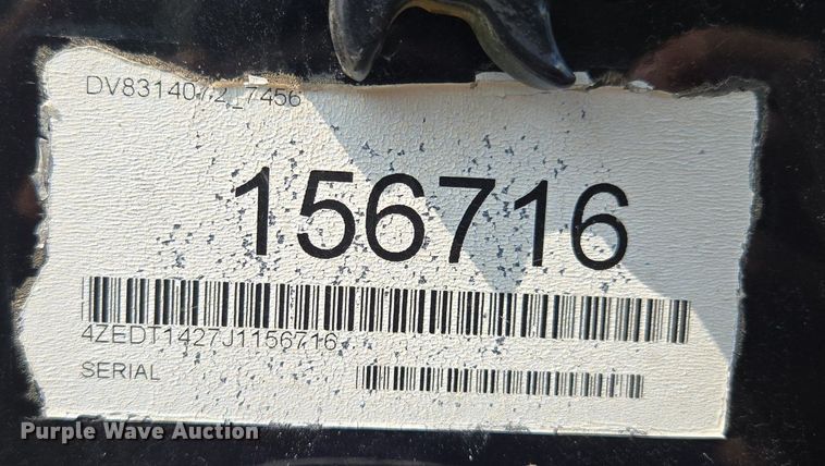 image for item EE8499 2018 Load Trail  dump trailer