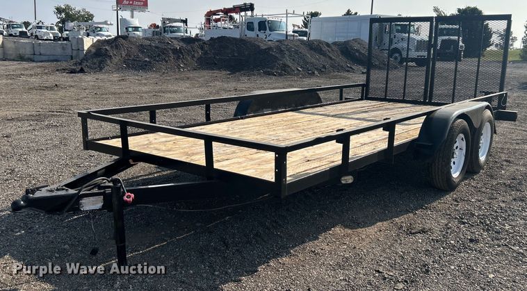 image for item EG1047 2000 Bulldog Trailers 716E utility trailer