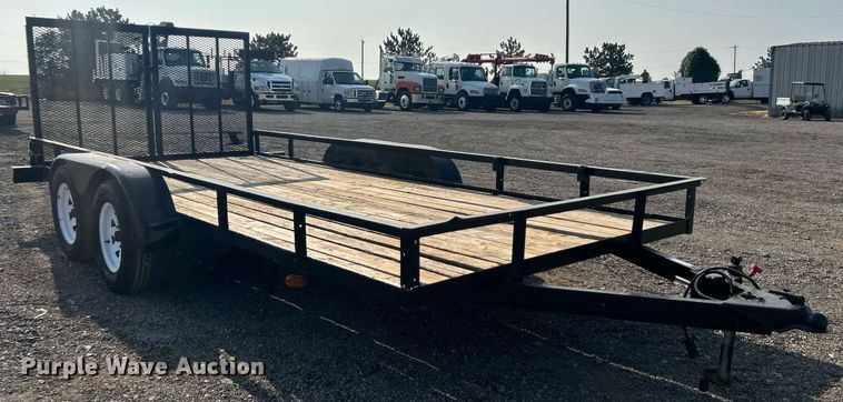 image for item EG1047 2000 Bulldog Trailers 716E utility trailer