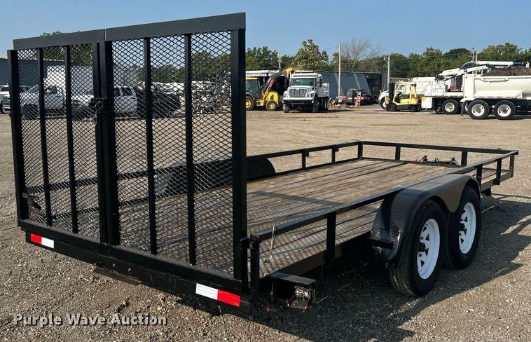 image for item EG1047 2000 Bulldog Trailers 716E utility trailer
