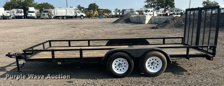 image for item EG1047 2000 Bulldog Trailers 716E utility trailer