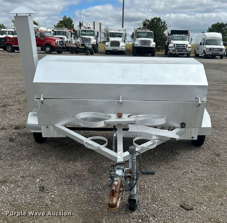 image for item EG1051 Sikes Cookers smoker trailer