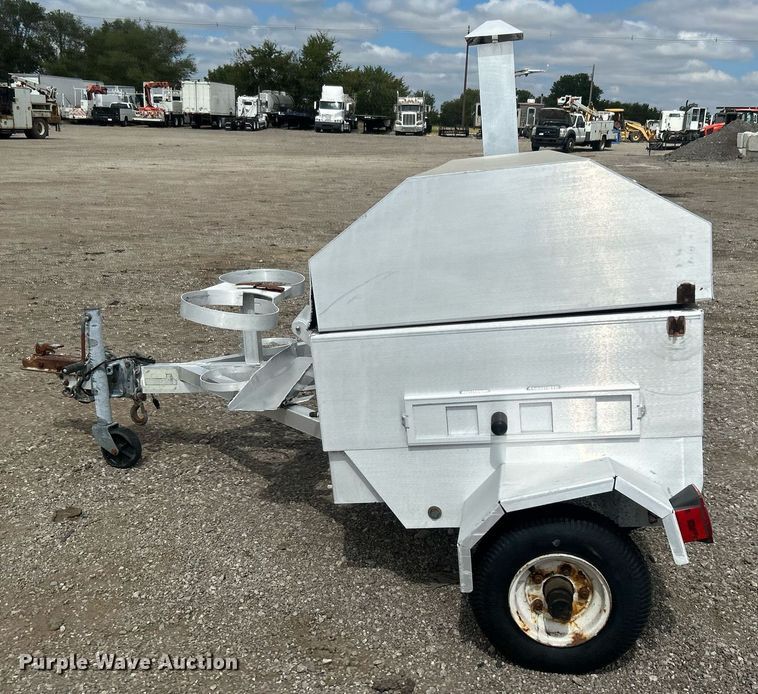 image for item EG1051 Sikes Cookers smoker trailer