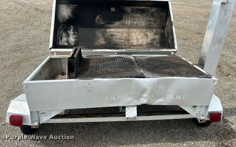 image for item EG1051 Sikes Cookers smoker trailer