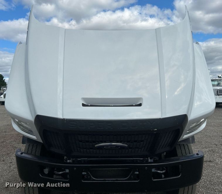 image for item EG1059 2017 Ford F650 Super Duty  flatbed truck