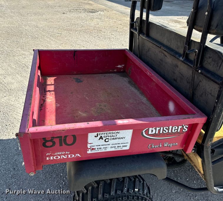 image for item EH7048 Brister's CW11 Chuck Wagon utility vehicle