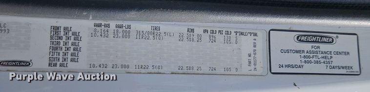 image for item EI8379 2005 Freightliner  M2 refuse truck