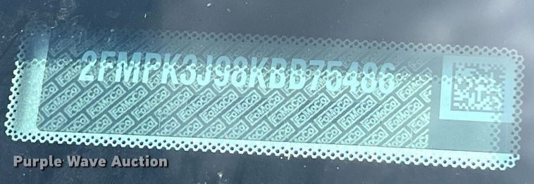 image for item EJ3018 2019 Ford Edge SEL SUV