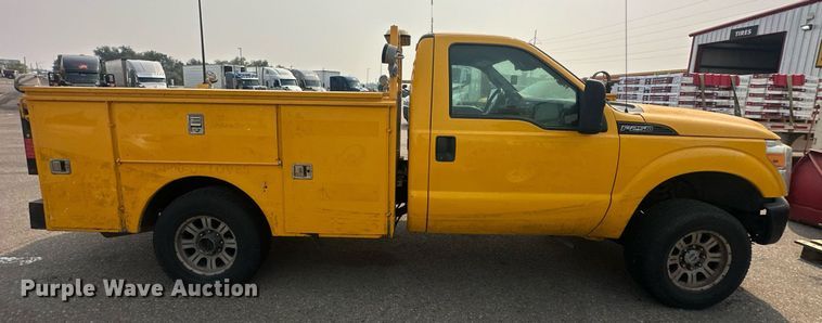 image for item EJ8979 2013 Ford F250 Super Duty utility bed pickup truck