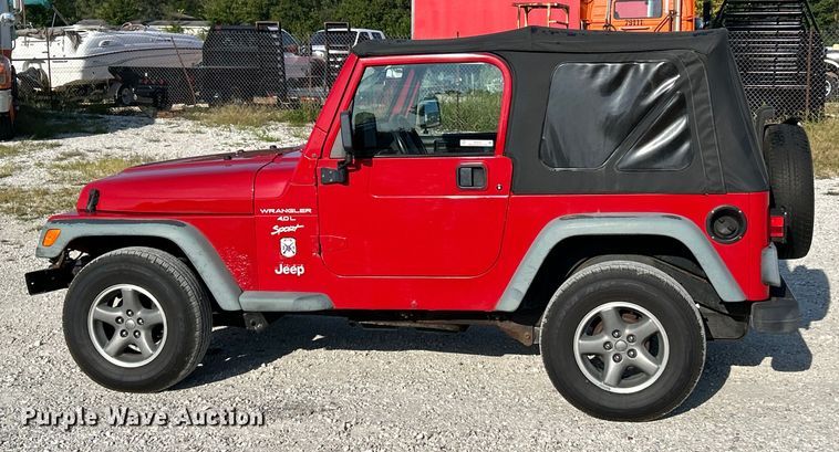 image for item EK3235 1999 Jeep Wrangler Sport SUV