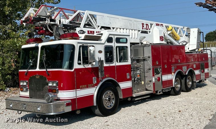 image for item EK3263 1998 KME ladder fire truck