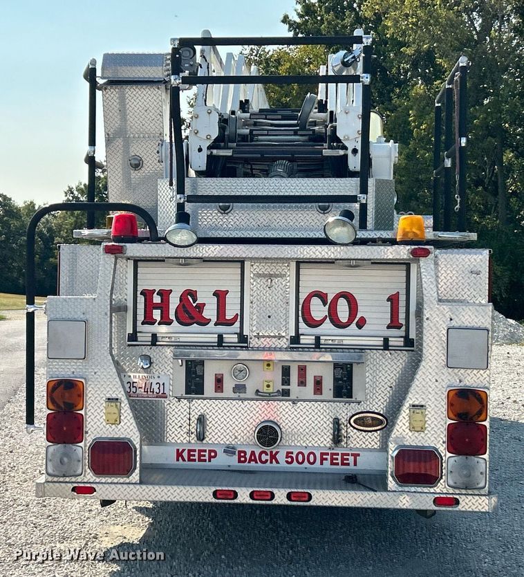 image for item EK3263 1998 KME ladder fire truck