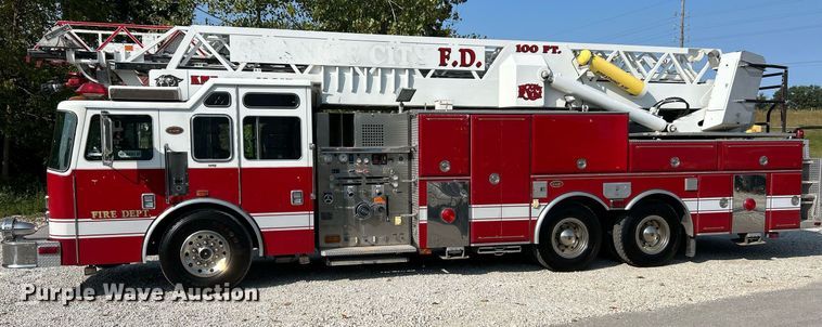 image for item EK3263 1998 KME ladder fire truck