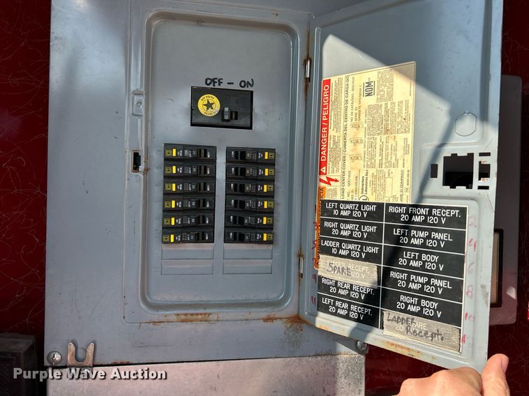 image for item EK3263 1998 KME ladder fire truck