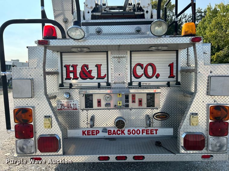 image for item EK3263 1998 KME ladder fire truck