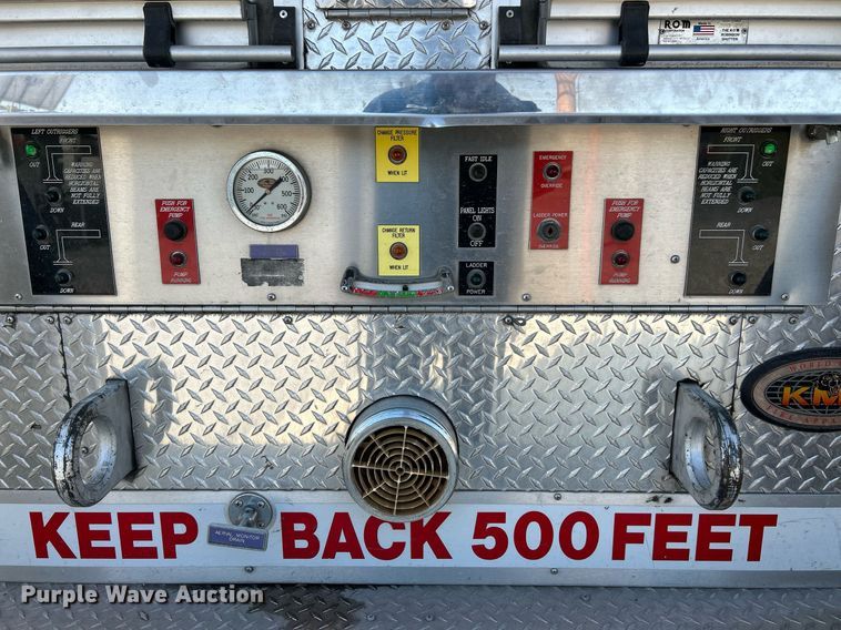 image for item EK3263 1998 KME ladder fire truck