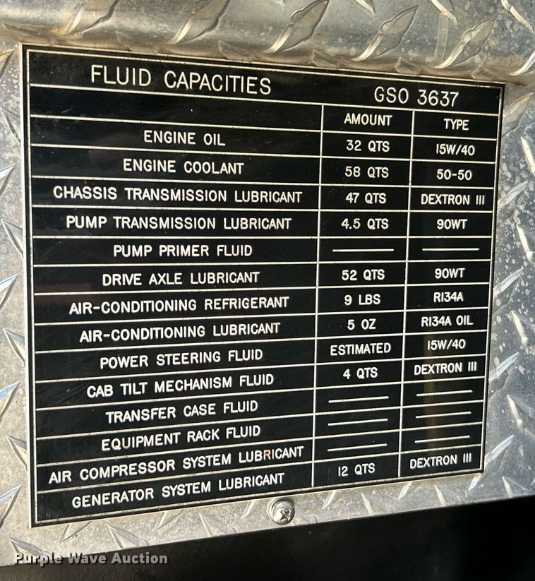 image for item EK3263 1998 KME ladder fire truck