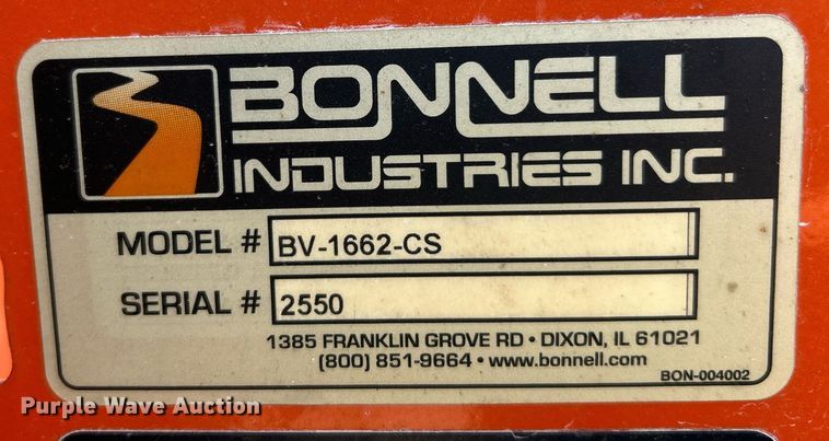 image for item EK3288 Bonnell BV-1662-CS spreader