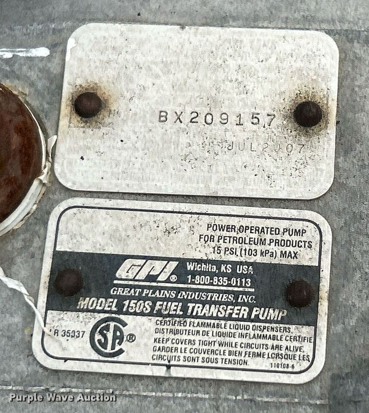 image for item EK3323 Auxiliary fuel tank