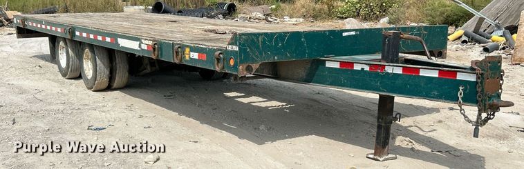 image for item EK3327 2010 Towmaster T-20 Deck Over Tilt tilt deck equipment trailer