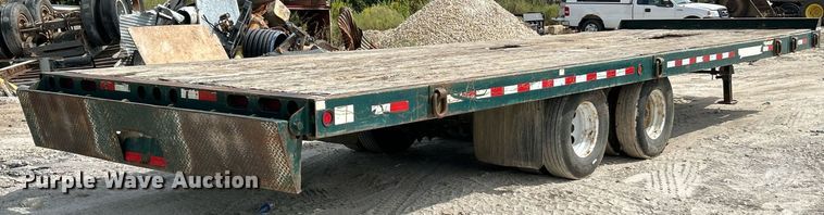image for item EK3327 2010 Towmaster T-20 Deck Over Tilt tilt deck equipment trailer