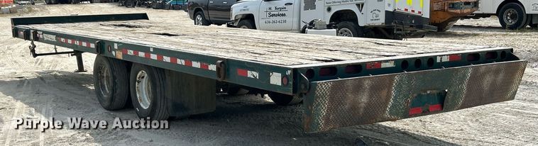 image for item EK3327 2010 Towmaster T-20 Deck Over Tilt tilt deck equipment trailer