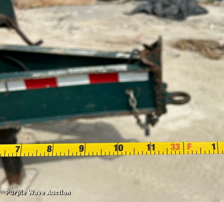 image for item EK3327 2010 Towmaster T-20 Deck Over Tilt tilt deck equipment trailer