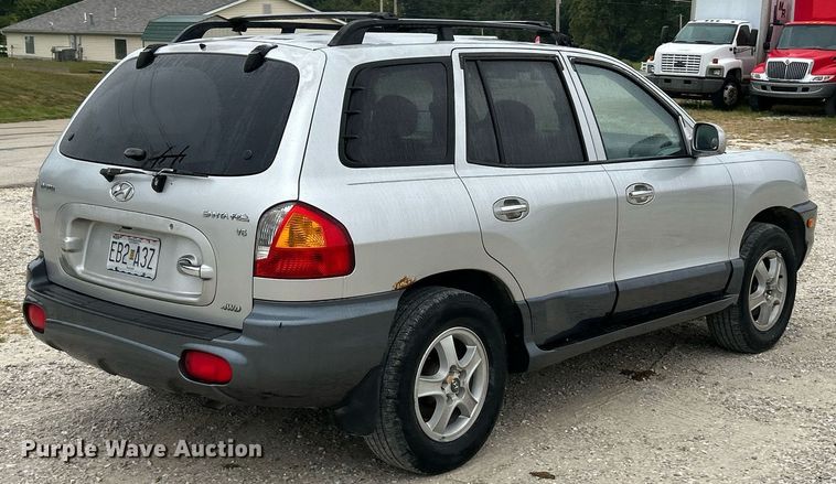 image for item EK3334 2003 Hyundai  Santa Fe SUV