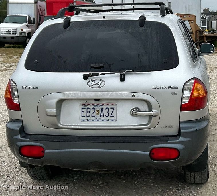 image for item EK3334 2003 Hyundai  Santa Fe SUV