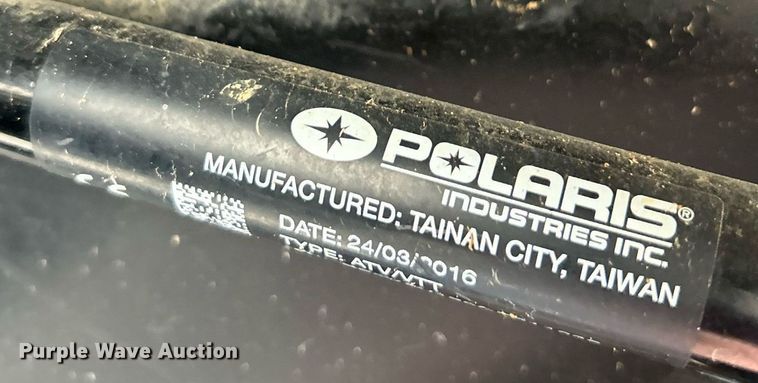 image for item EK3342 2016 Polaris  RZR utility vehicle