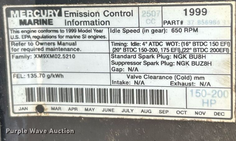 image for item EK3343 1999 Bayliner  Rendezvous boat