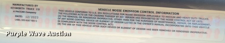 image for item EQ2023 2024 Kenworth T280 truck cab and chassis