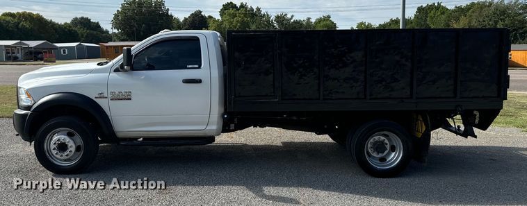 image for item IE9035 2018 Dodge Ram 4500 flatbed truck