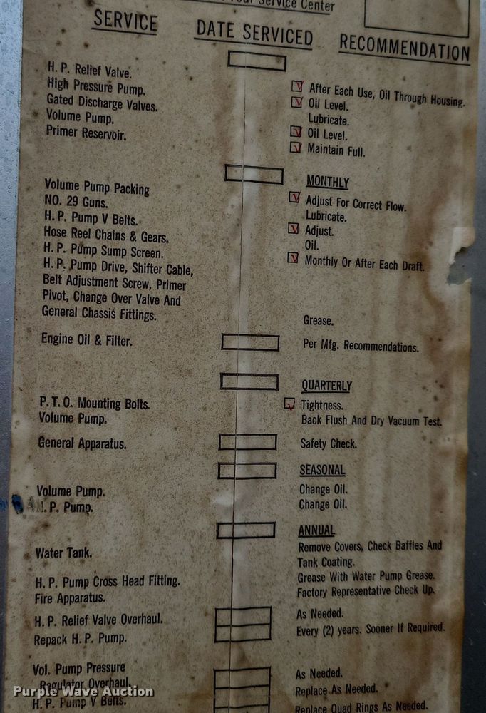 image for item JO9409 1977 Chevrolet  Custom Deluxe C65 pumper fire truck