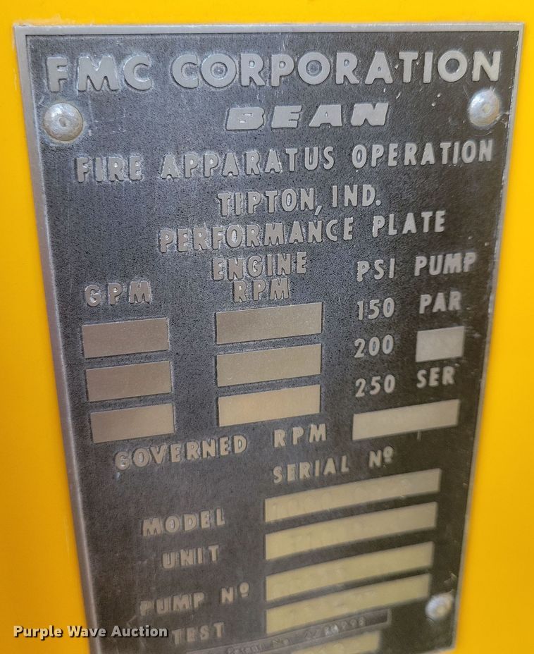 image for item JO9409 1977 Chevrolet  Custom Deluxe C65 pumper fire truck