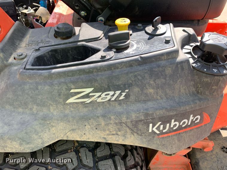 image for item JT9763 2023 Kubota  Z781KWTI ZTR lawn mower