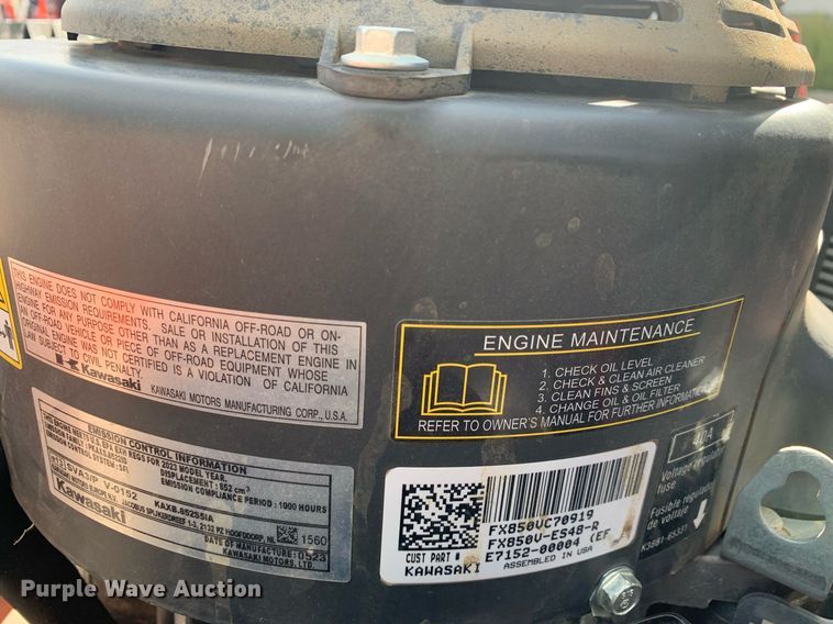 image for item JT9763 2023 Kubota  Z781KWTI ZTR lawn mower