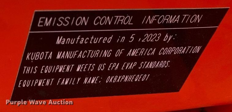 image for item JT9763 2023 Kubota  Z781KWTI ZTR lawn mower