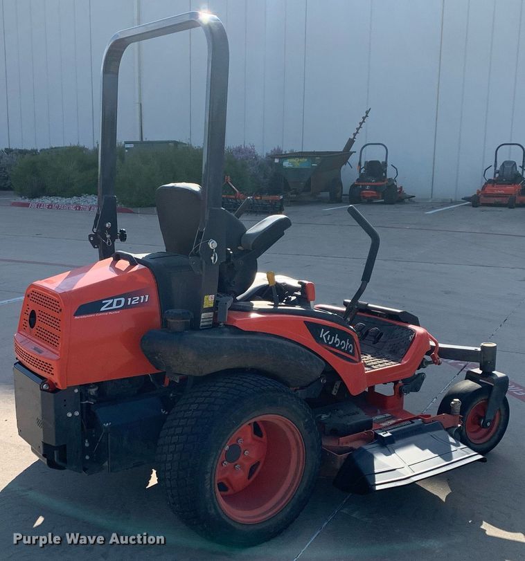 image for item JT9772 2023 Kubota  ZD1211 ZTR lawn mower