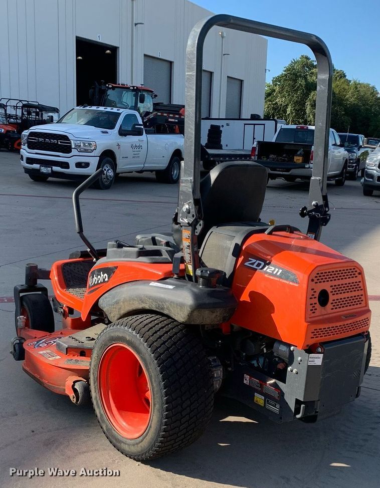 image for item JT9772 2023 Kubota  ZD1211 ZTR lawn mower