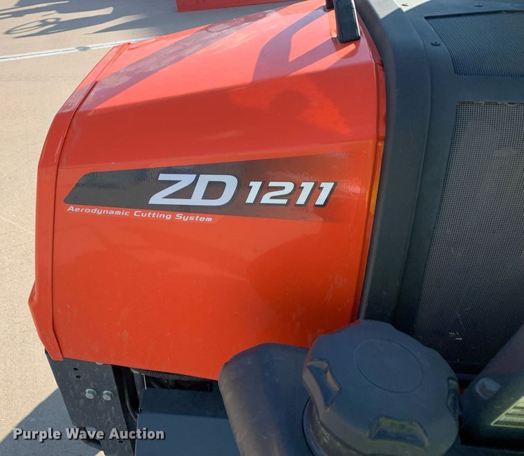image for item JT9772 2023 Kubota  ZD1211 ZTR lawn mower