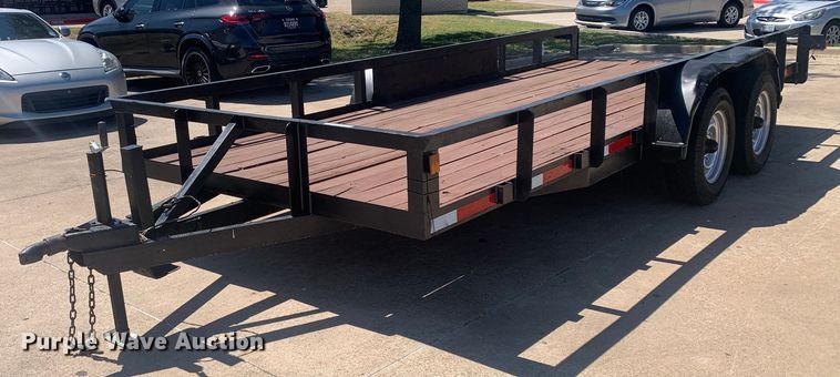 image for item JT9779 2024 Shop built 18' utility trailer